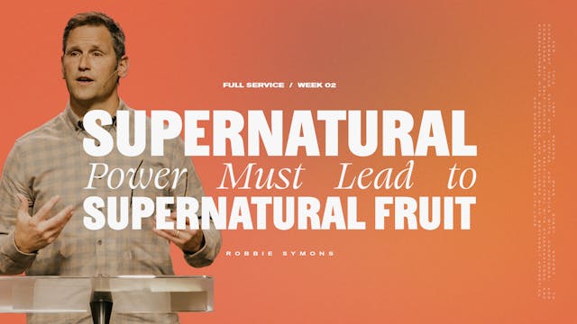 Supernatural Power Must Lead to Super...