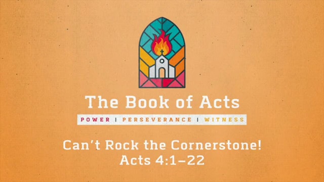 Can't Rock the Cornerstone