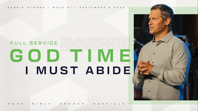 God Time | I Must Abide