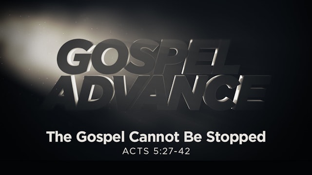 The Gospel Cannot Be Stopped: Love it!