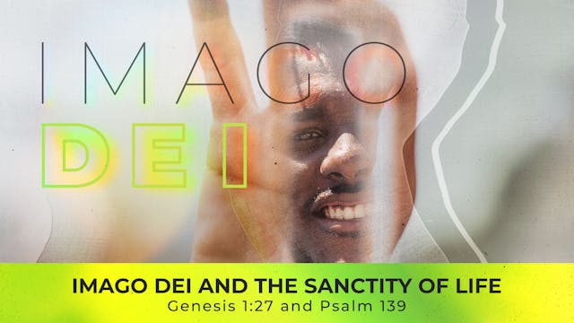 Imago Dei And The Sanctity Of Life