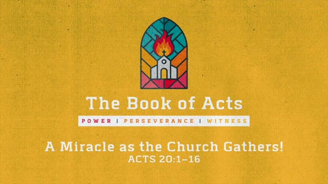 The Book of Acts // A Miracle as the ...
