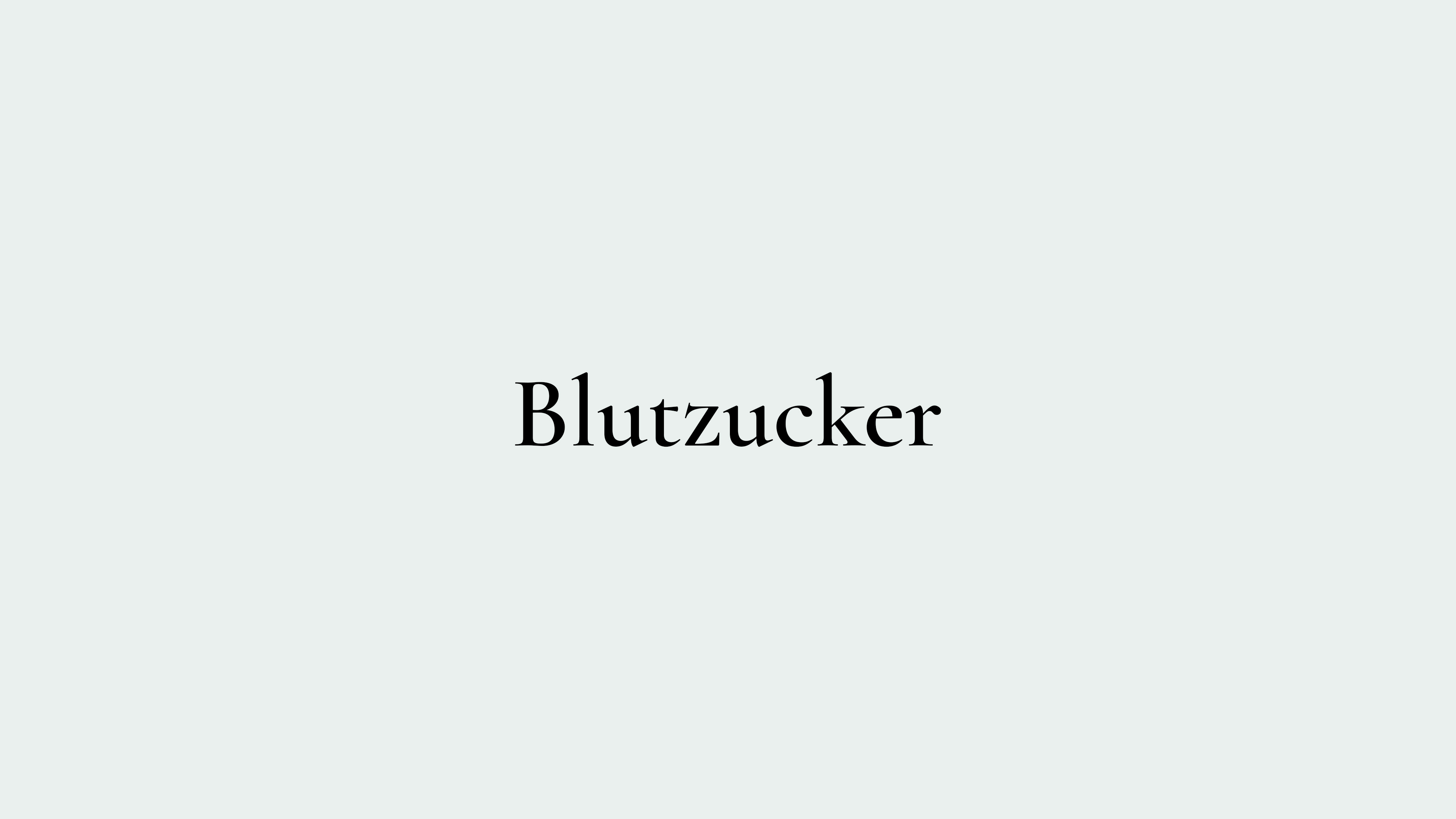 Blutzucker