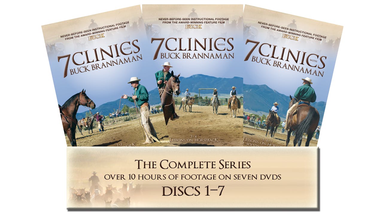 7 Clinics with Buck Brannaman Complete Set