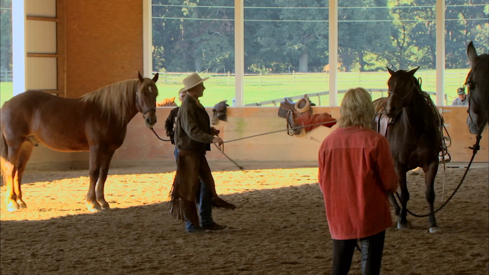 Groundwork 1 - Chapter 10 - Circles/Leading By - NC Buck Exercise Demo