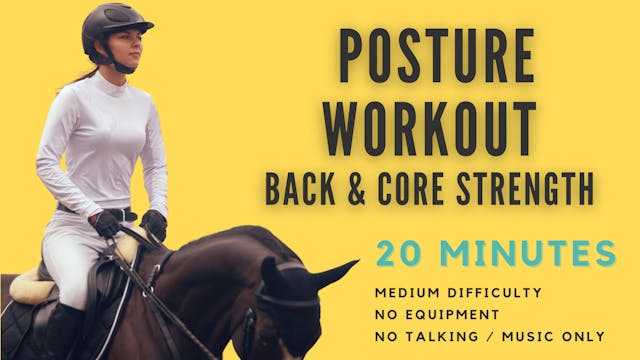 Back & Core Posture Workout