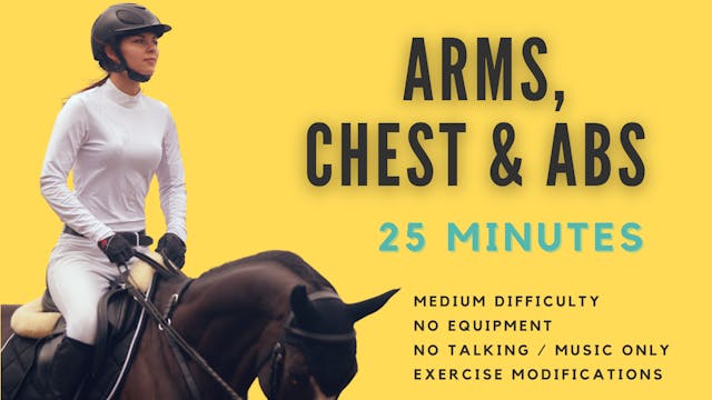 Arms, Chest & Abs Workout