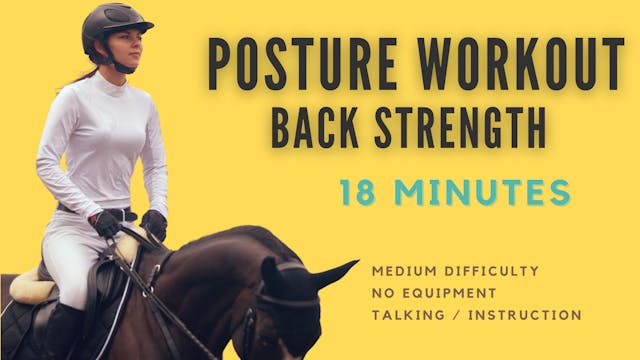 Back Strength for Better Riding Posture
