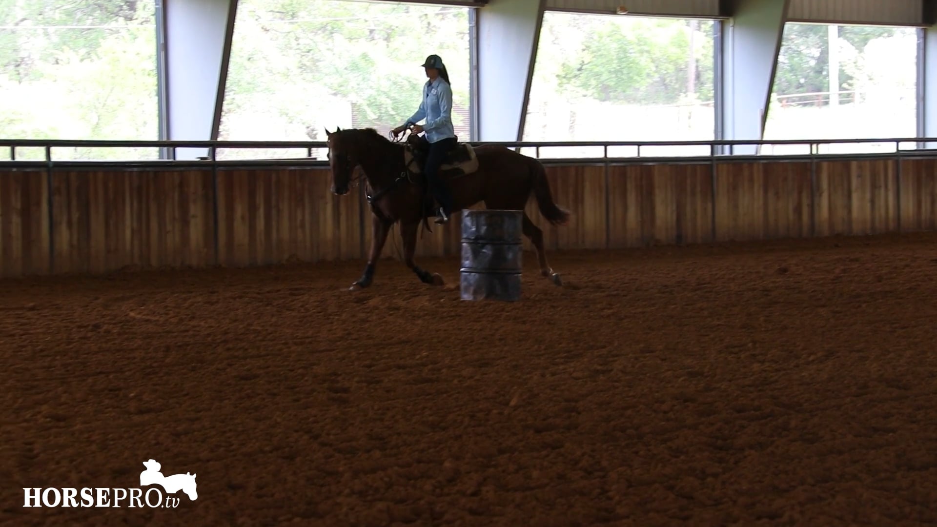 Helping a Horse That Tends to Sling Its Butt Out Around a Barrel