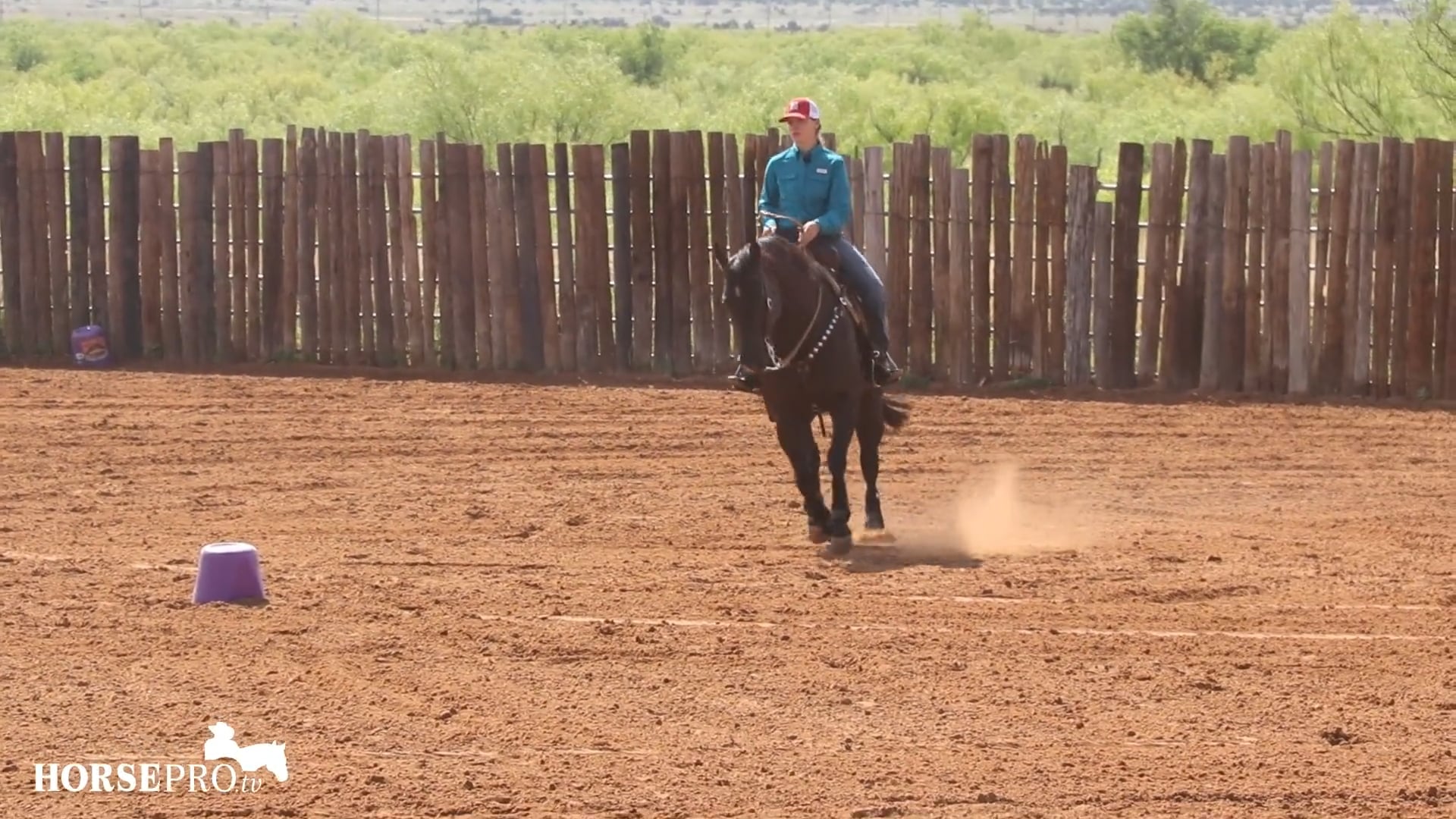 Using Cones to Help Set Up Reining Circles