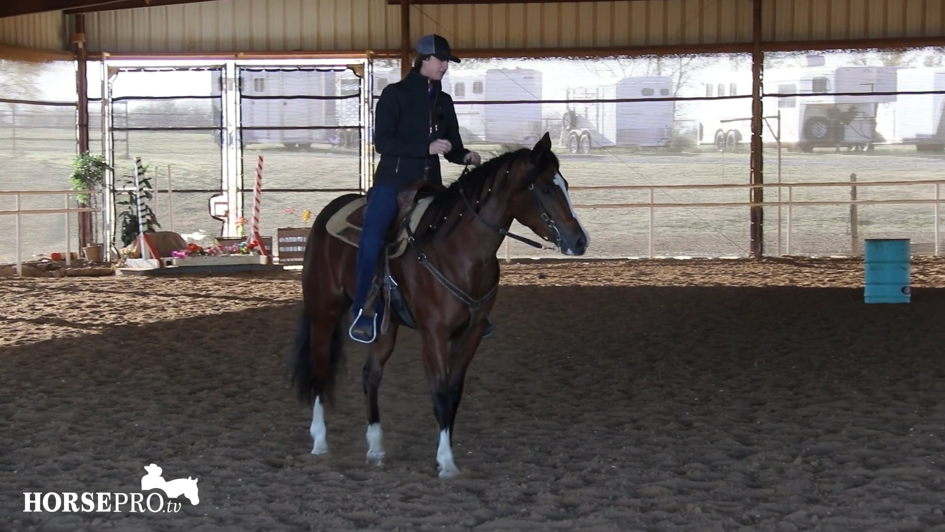 Keeping a Young Horse from Getting Short at the Barrel