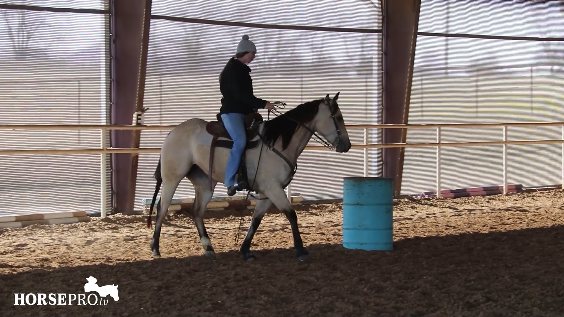 Completing a Turn on a Futurity Filly