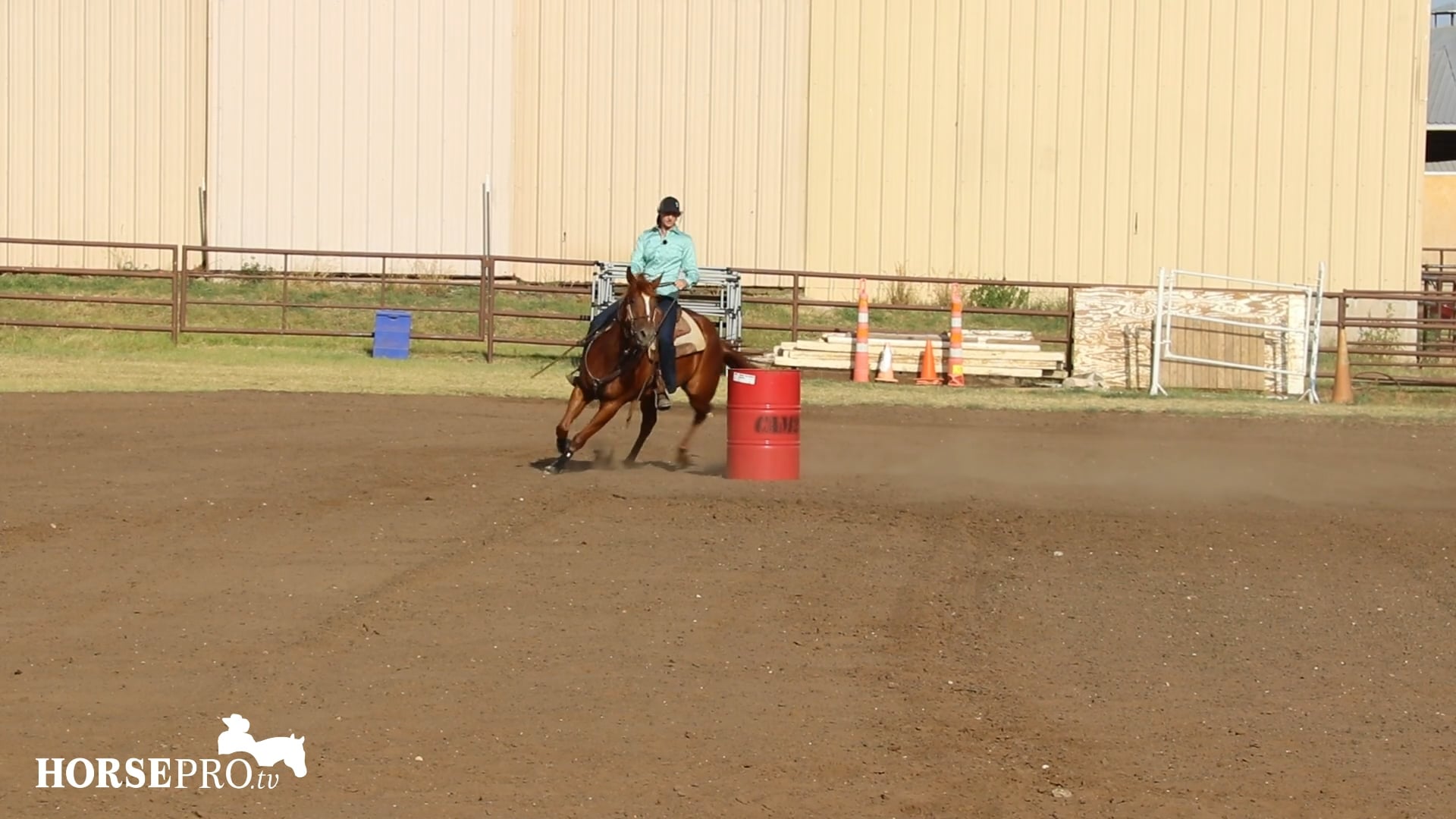 Getting a Horse Snappier Around the Barrels