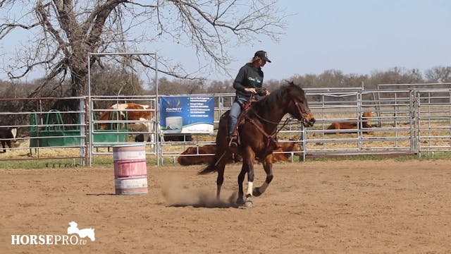 Working on the First Barrel with Buzz