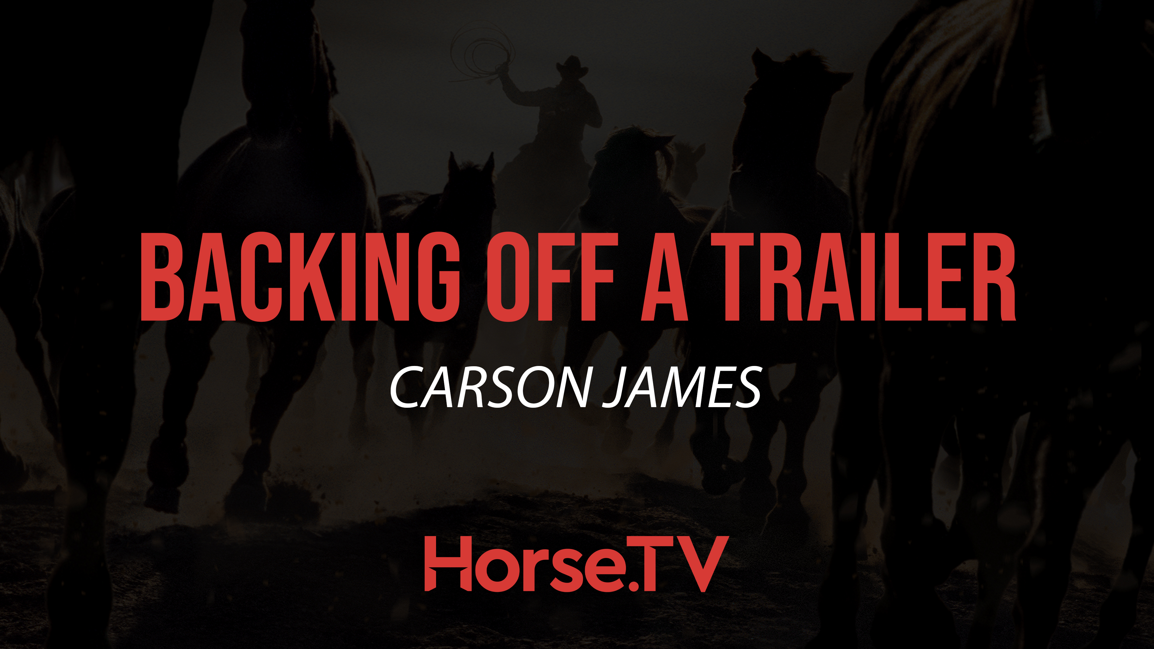 Backing Off A Trailer