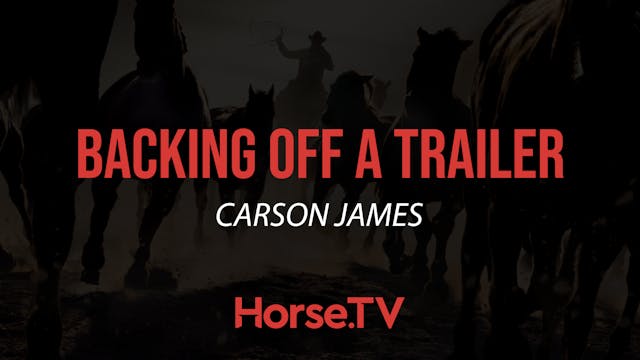 Backing Off A Trailer