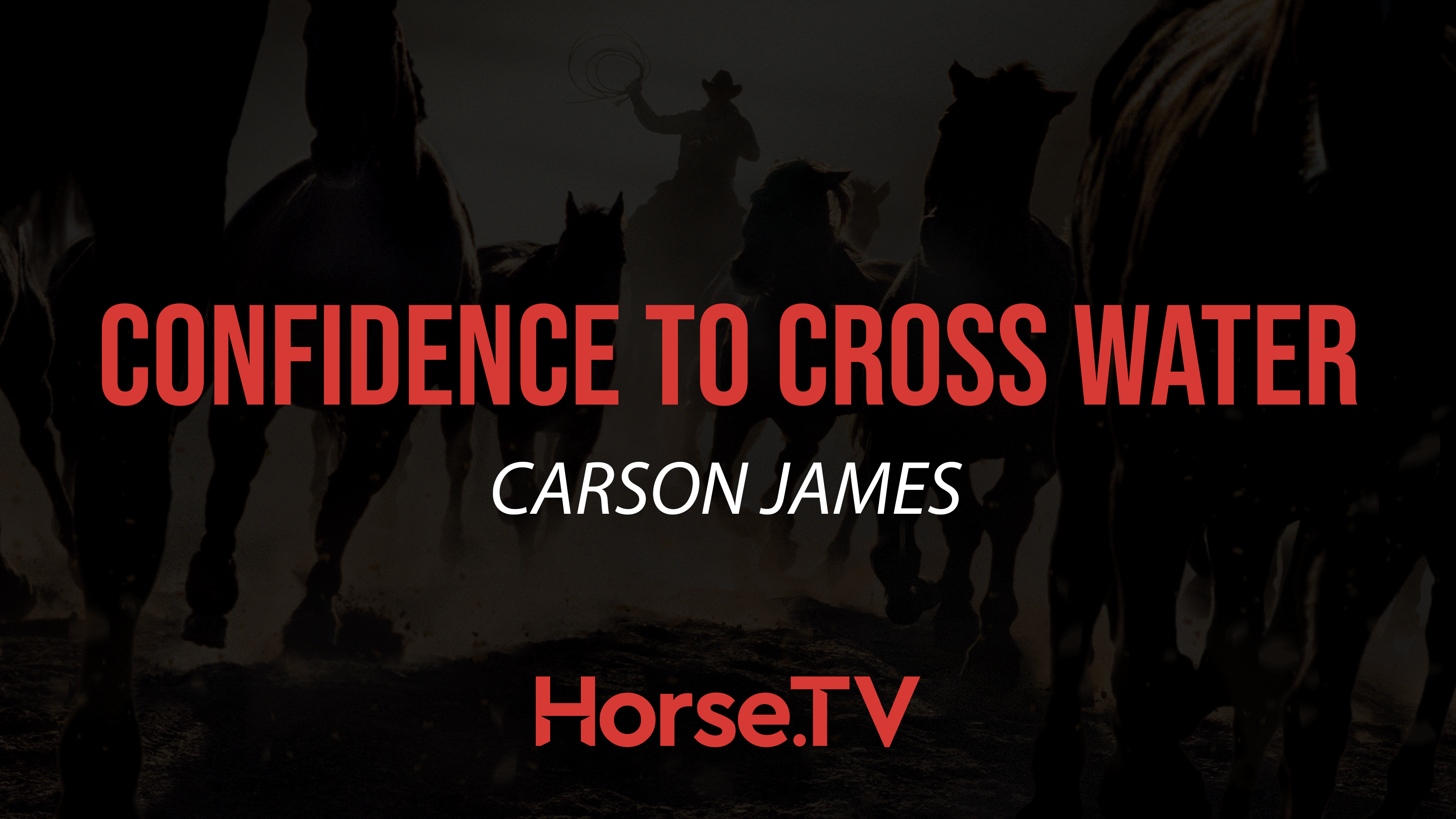 Confidence to Cross Water