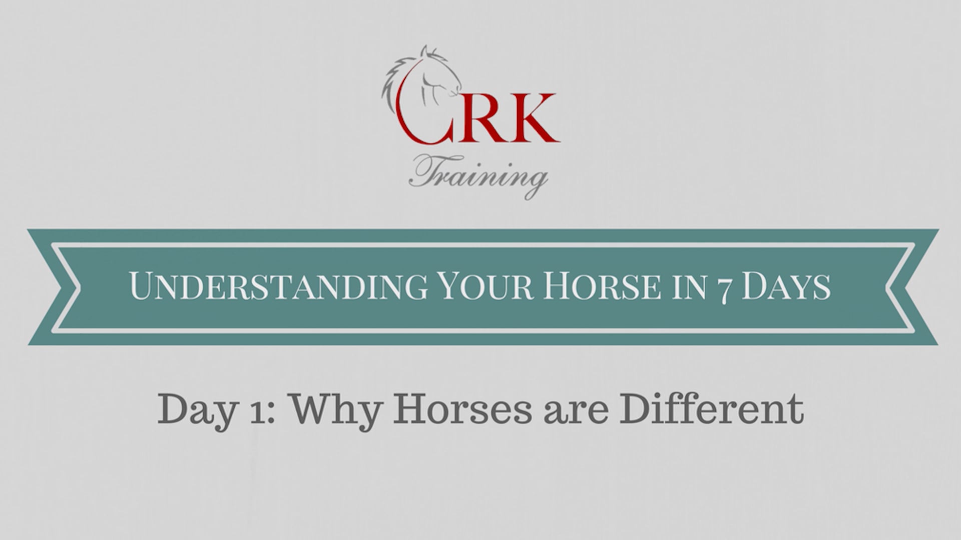 Why Horses Are Different