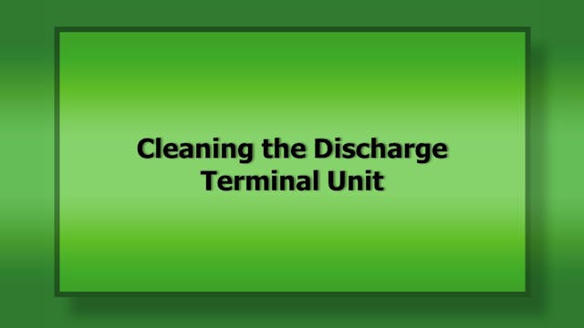 1061 Cleaning the Discharge Terminal ...