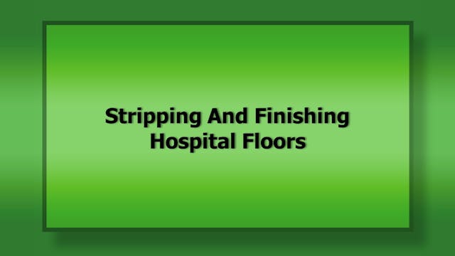 1057 Stripping And Finishing Hospital...