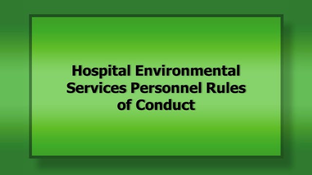 1062 Hospital Environmental Services ...