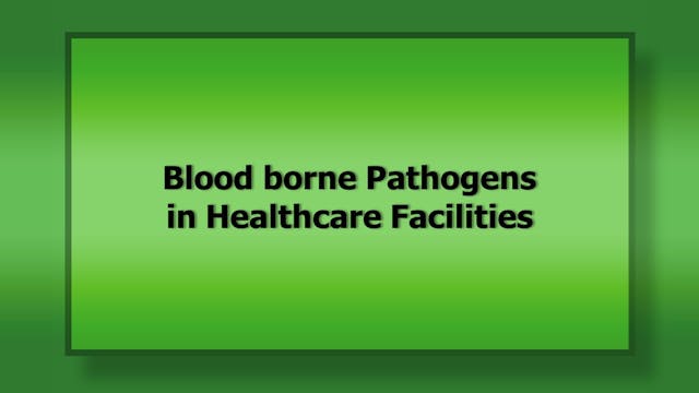 1066 Blood borne Pathogens in Healthc...