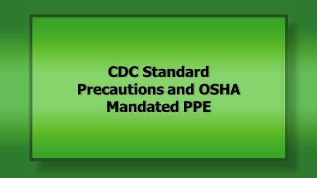 1051 CDC Standard Precautions and OSH...