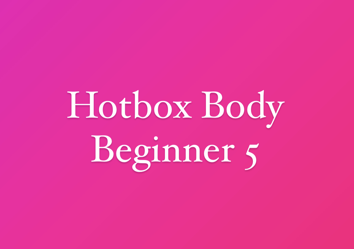 Beginner Series - Week 5