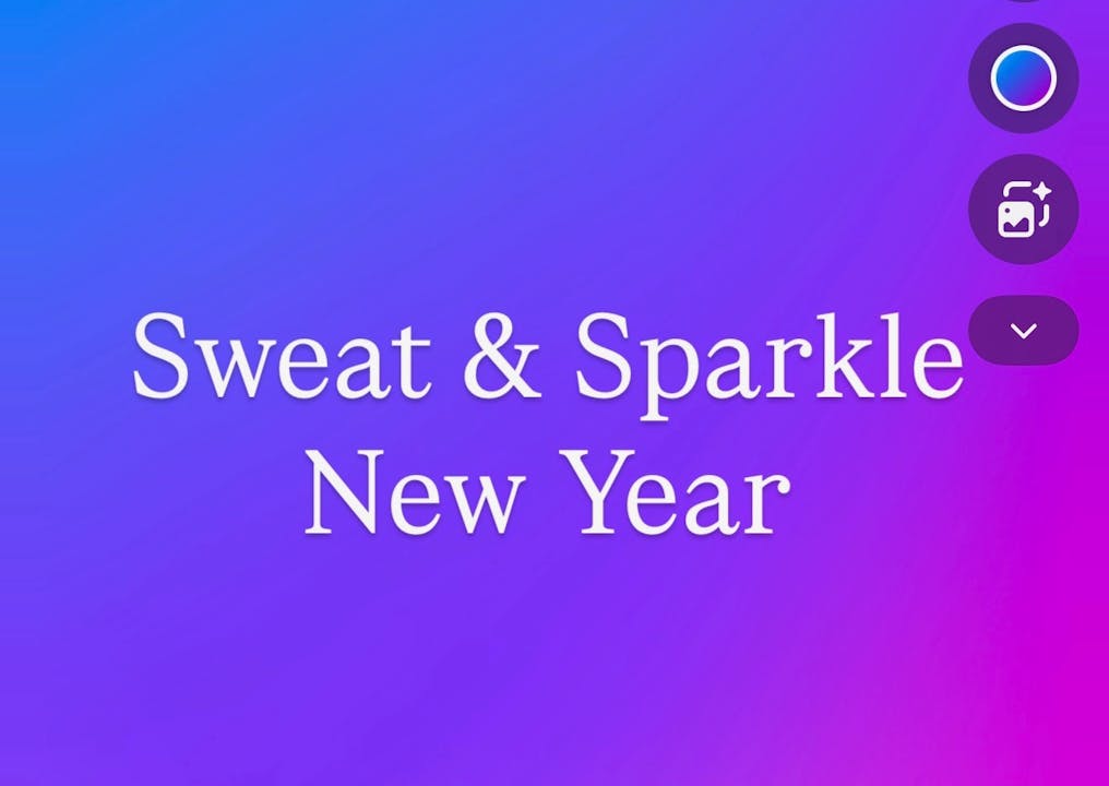 Sweat & Sparkle NEW YEAR CLASS!