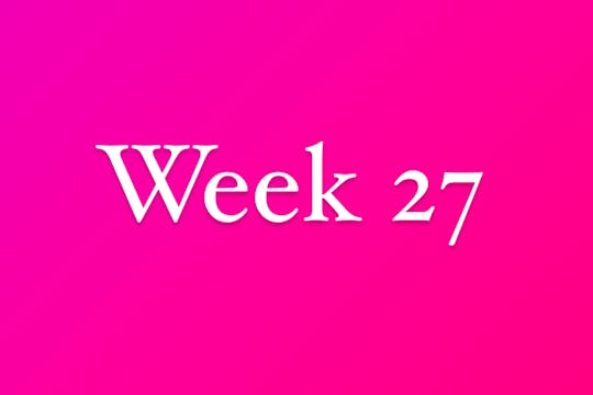 Week 27 - 2024