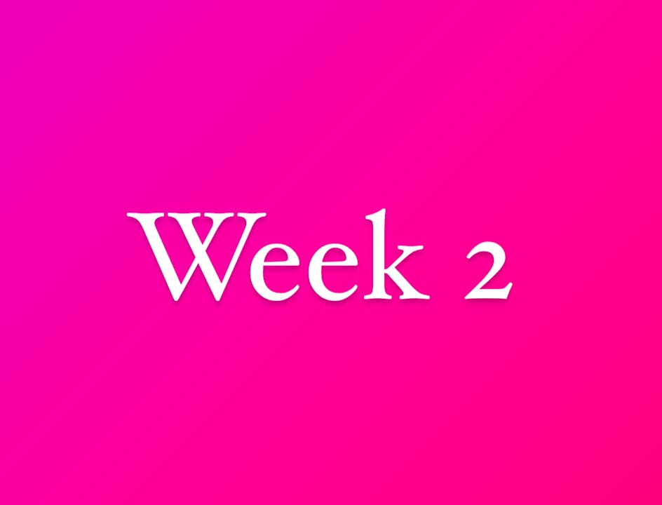 Week 2 -