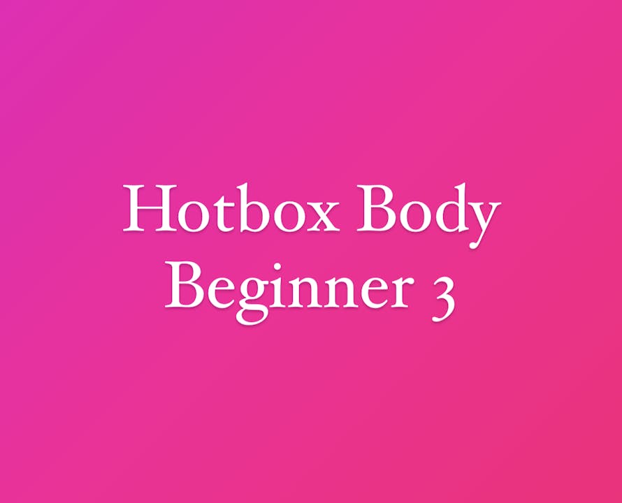 Beginner Series  - Week 3