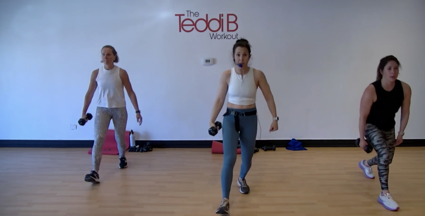 Teddi B Workout w Cari 4/10