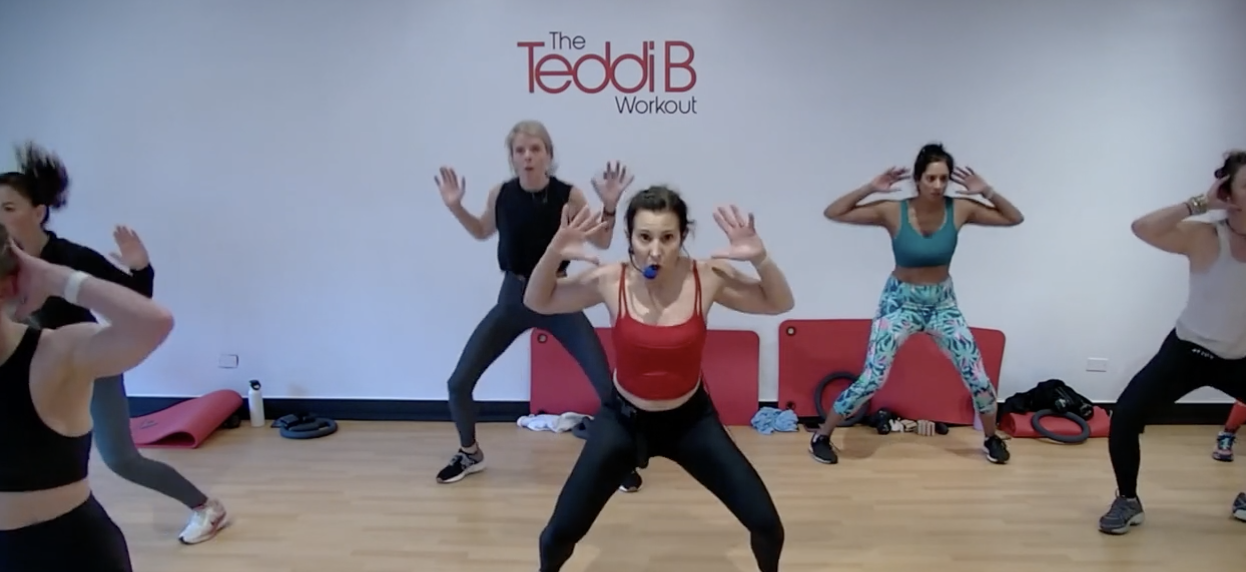 Teddi B Workout w Cari 4/14
