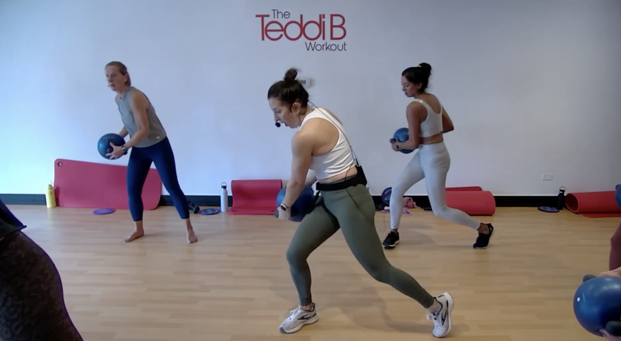 Teddi B Workout w Cari 4/24