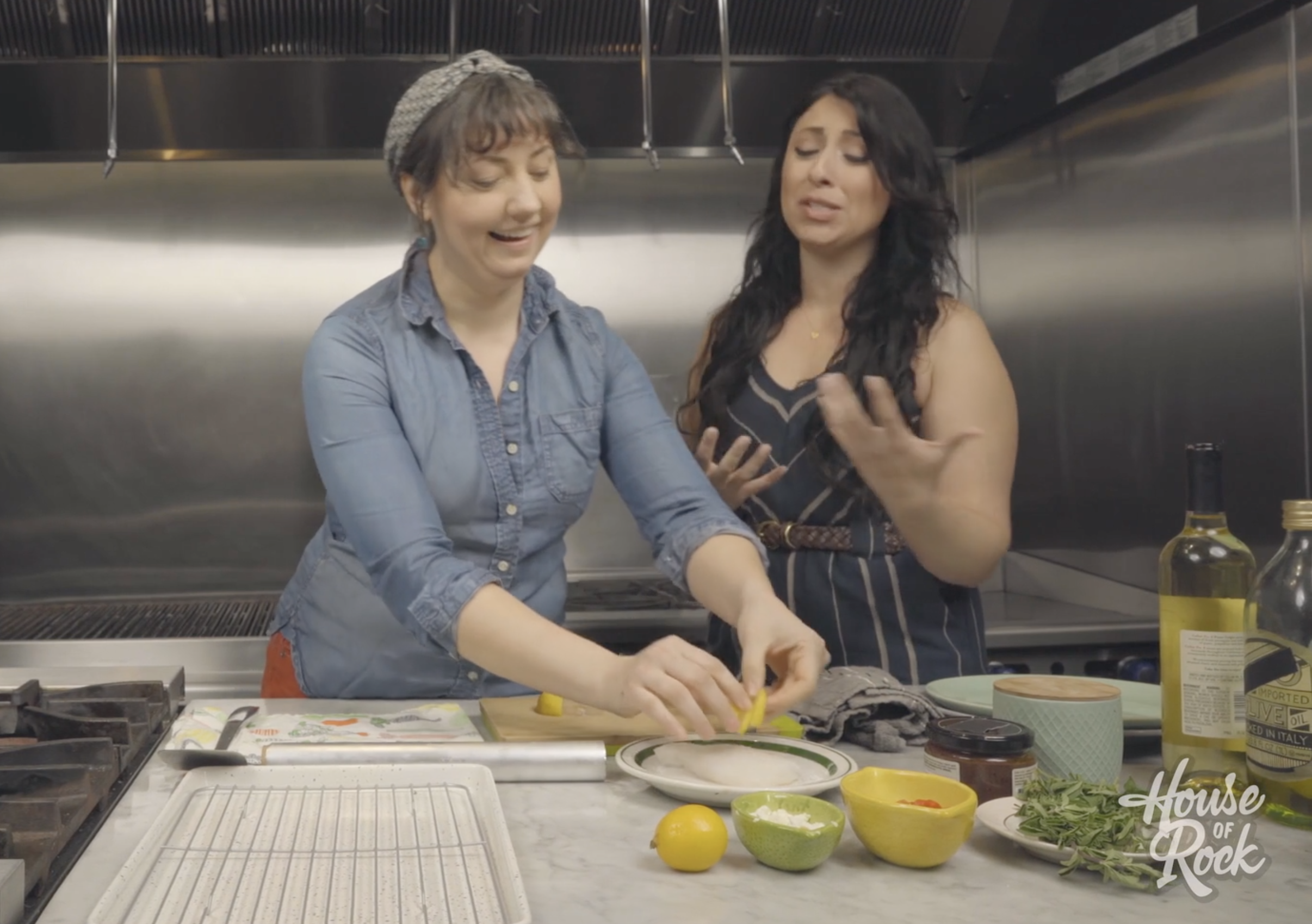 4 Minute Chef Challenge - Greek Roasted Fish