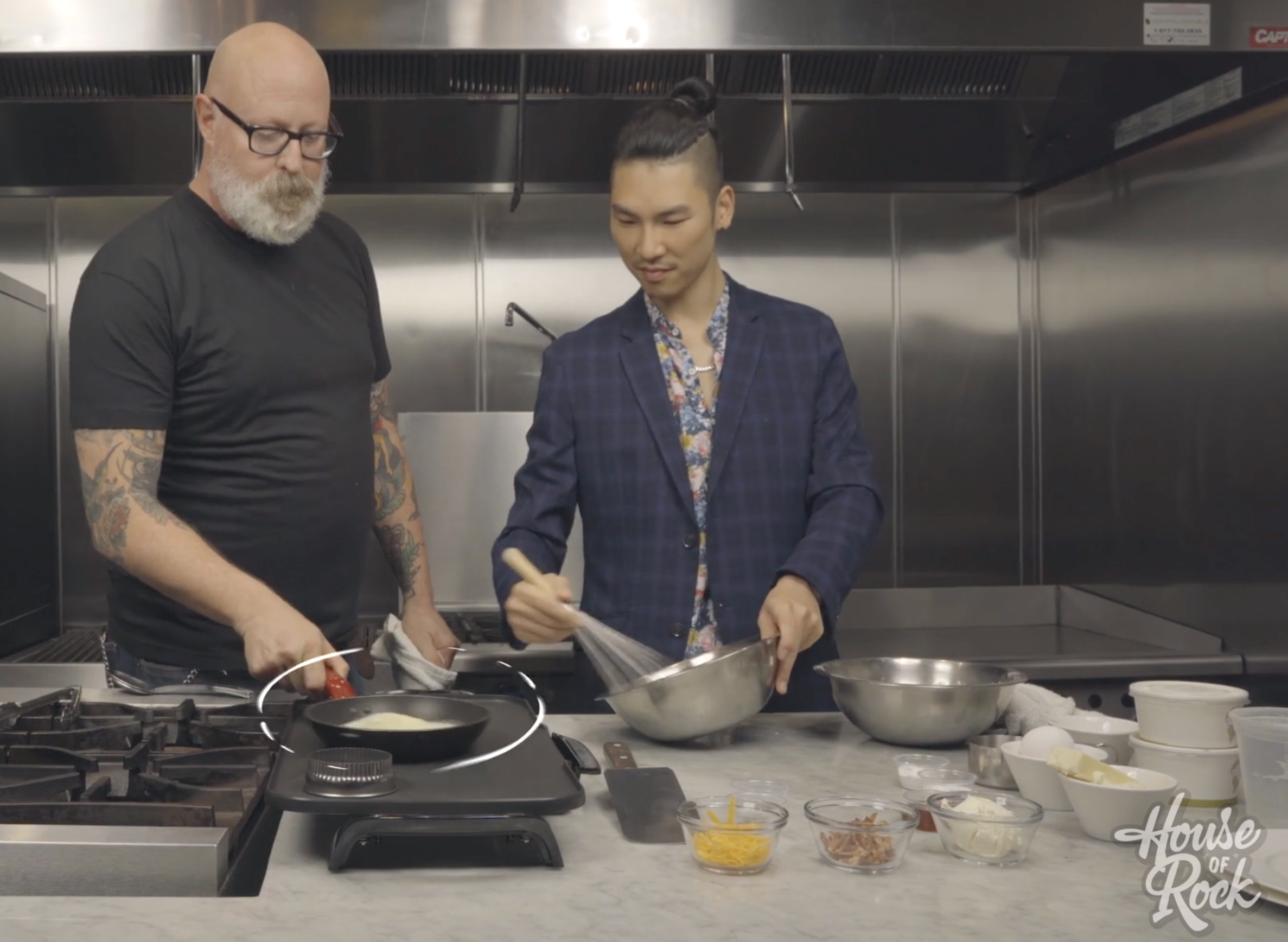 4 Minute Chef Challenge - Pancake Sandwich