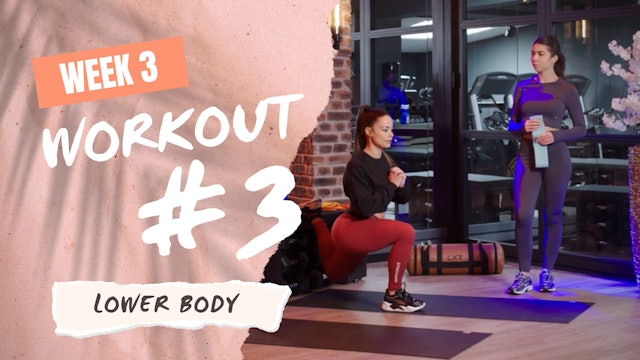 PT Week 3 / Workout 3- Lower Body (#9)