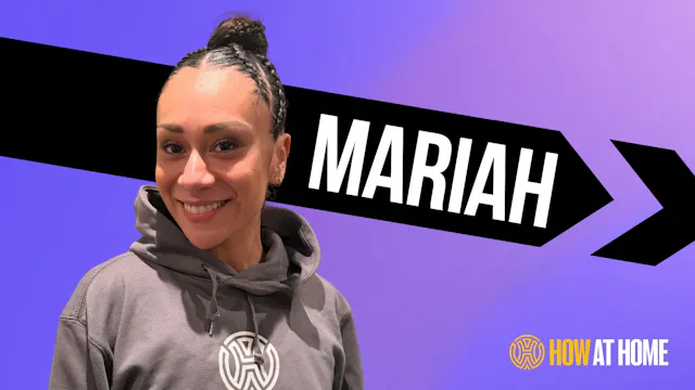 Trainen met Mariah