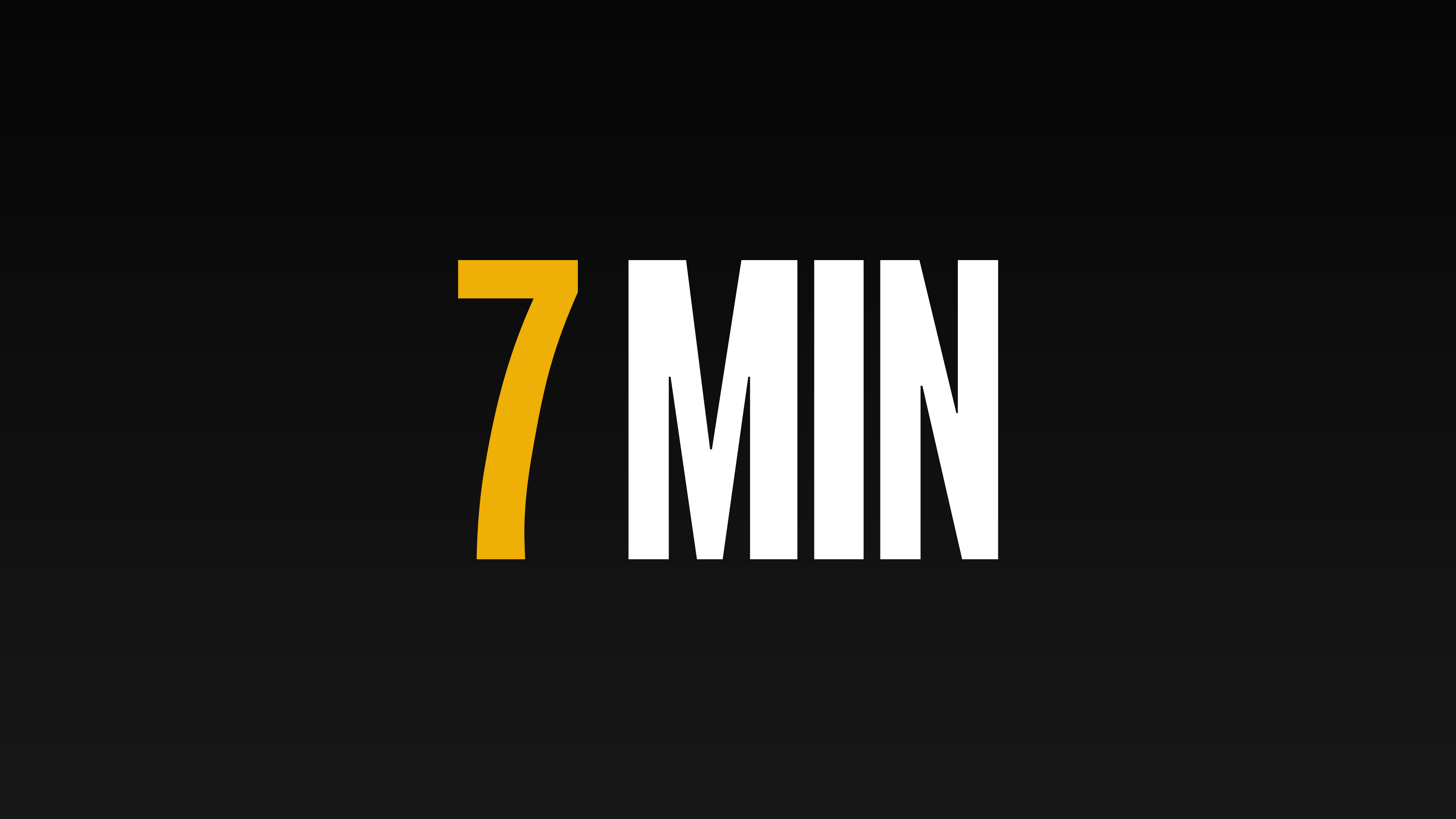 ⏰ 7 minuten of korter