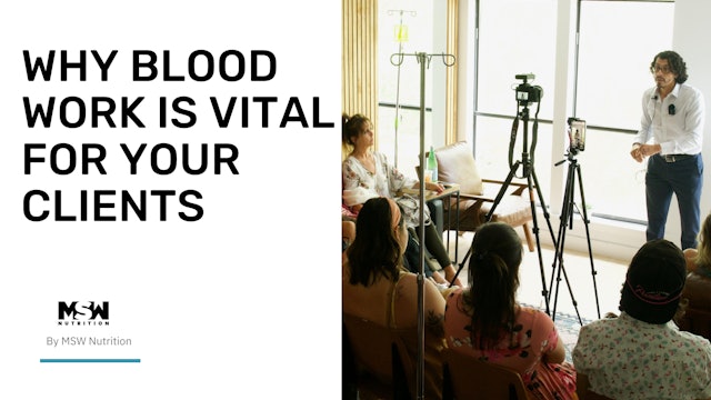 Jonathan Mendoza: Why Blood Work is Vital For Your Clients