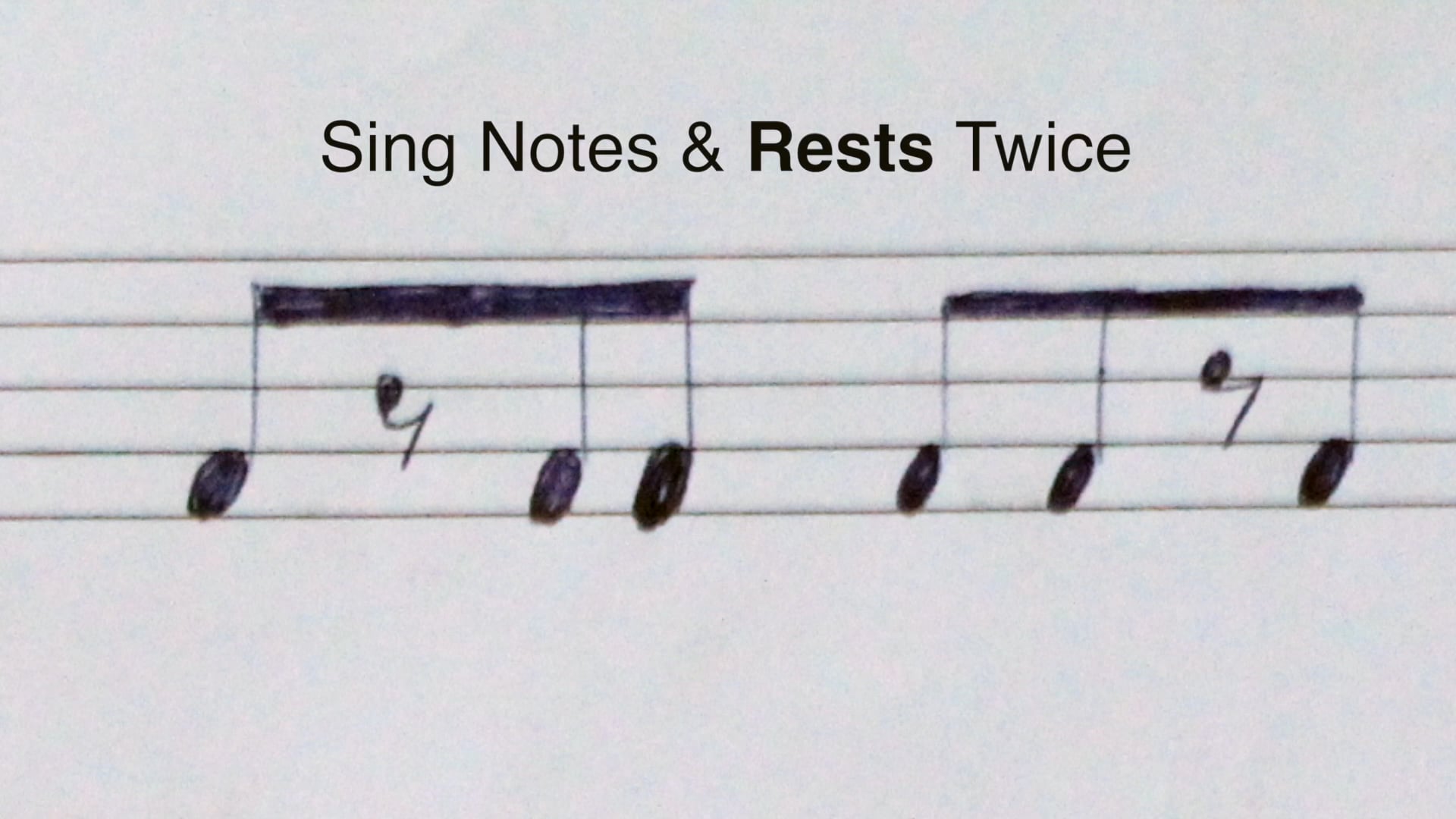 19. Homework 2 – 2 Beat Clichés of 8th Notes & Rests
