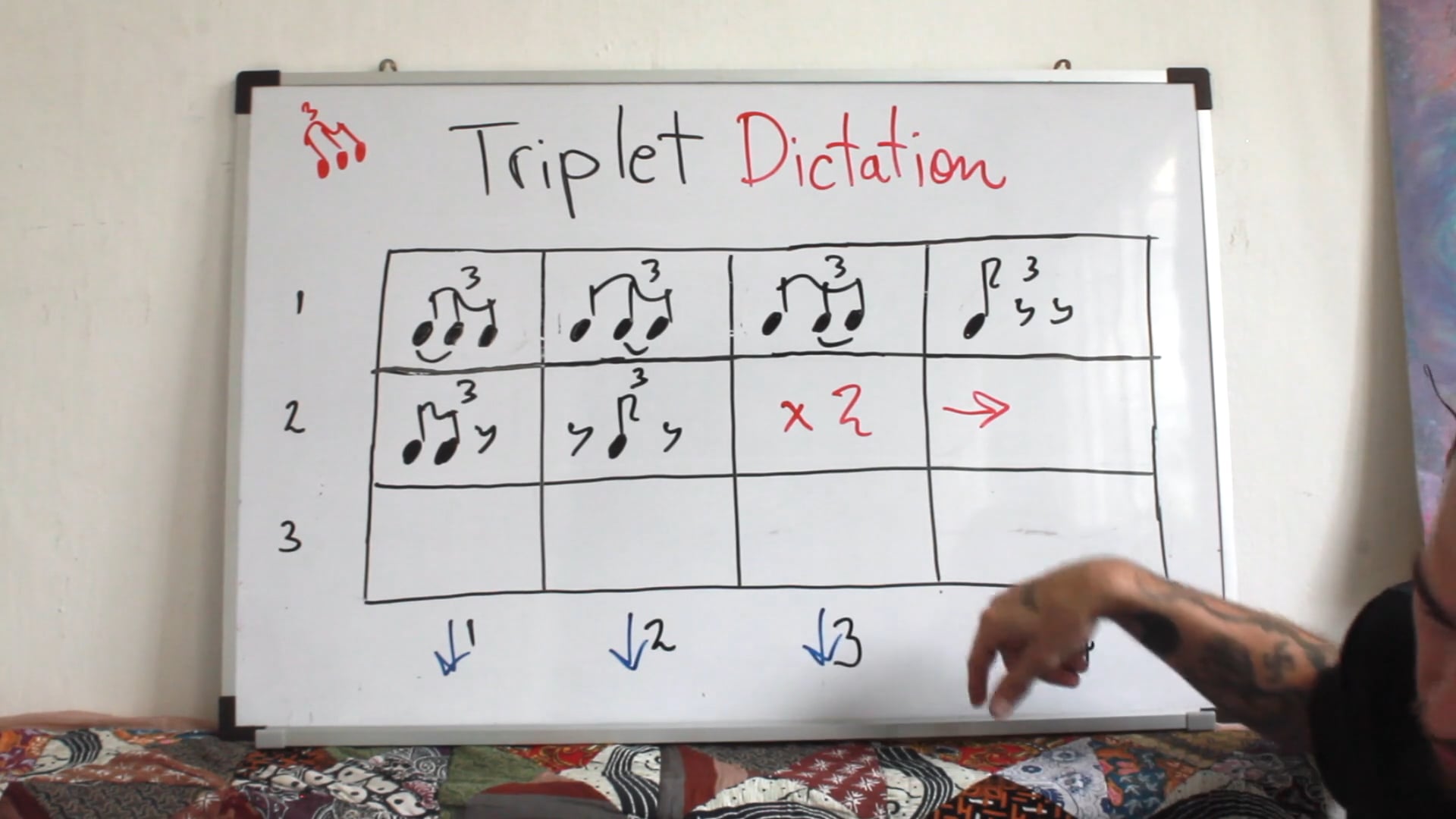 45. Musical Dictation 12 - Triplet Notes Dictation
