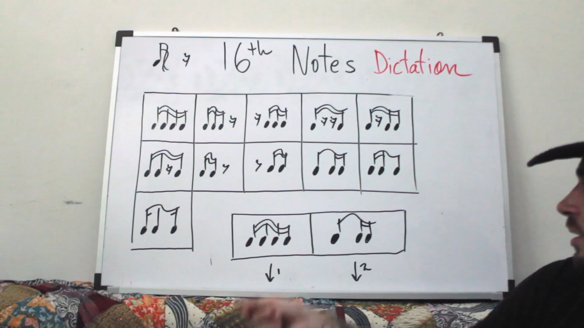 36. Musical Dictation 9 – 16th Notes Dictation