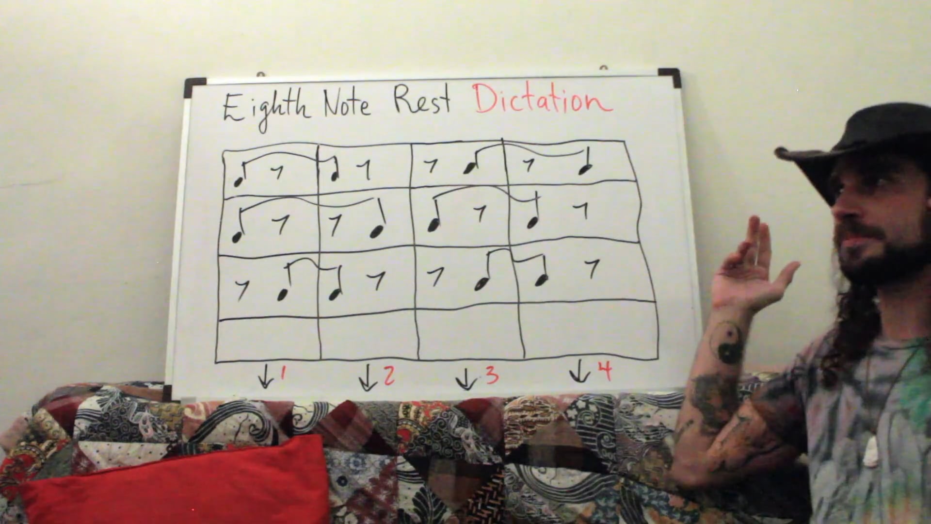 17. Musical Dication 5 - Eighth Note Rest Dictation