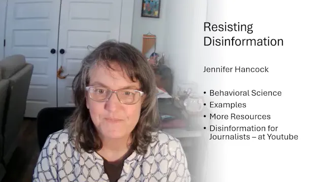 Resisting Disinformation