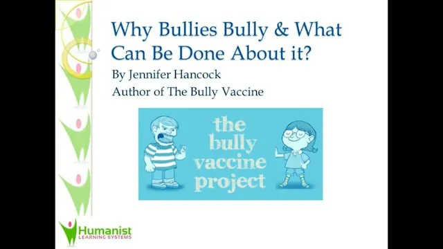 Why Bullies Bully and How to Get Them...