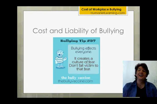 The Costs and Liabilities of Bullying/Harassment in the Workplace