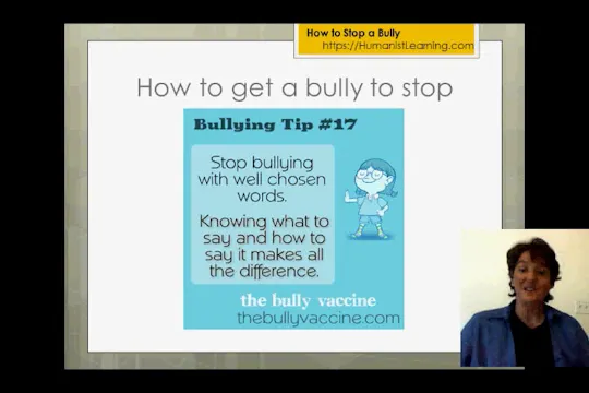 How to Get a Bully to Stop - in the W...