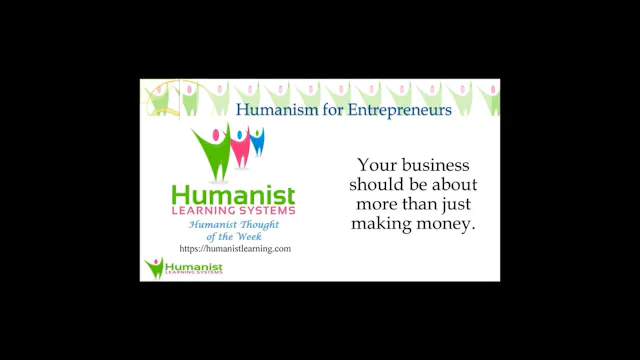 Humanism for Entrepreneurs